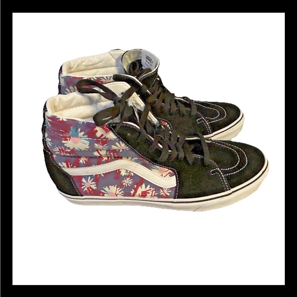 🔥 RARE Vans SK8-Hi (Paradise Floral) Floral Design Men’s Size 10 US / Like New - Picture 10 of 14